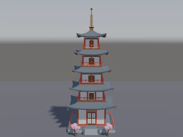 Five-Storey Pagoda, view 4