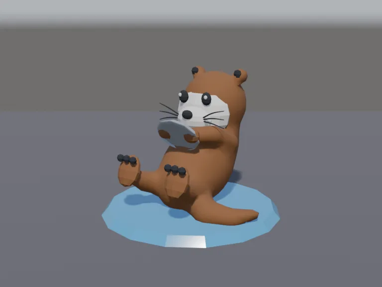 Floating Otter Pet, view 2