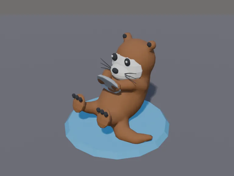 Floating Otter Pet, view 3