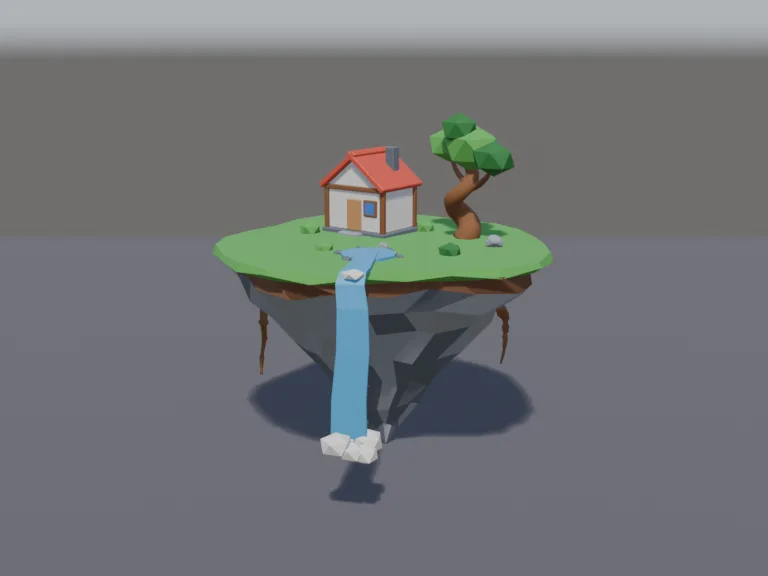 Floating Sky Island, view 2