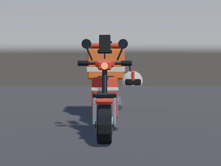 Food Delivery Scooter, view 4