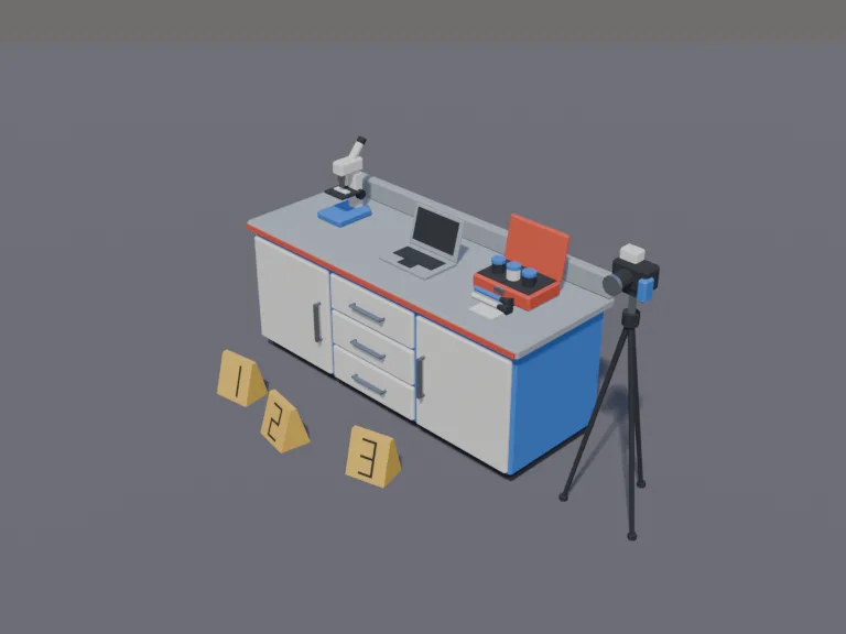 Forensics Lab Desk, view 3