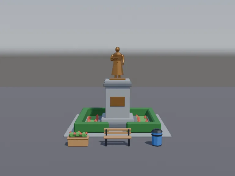 Founder Statue Monument, view 3