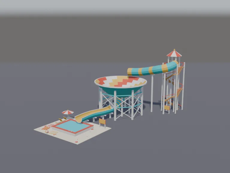 Funnel Water Slide, view 2