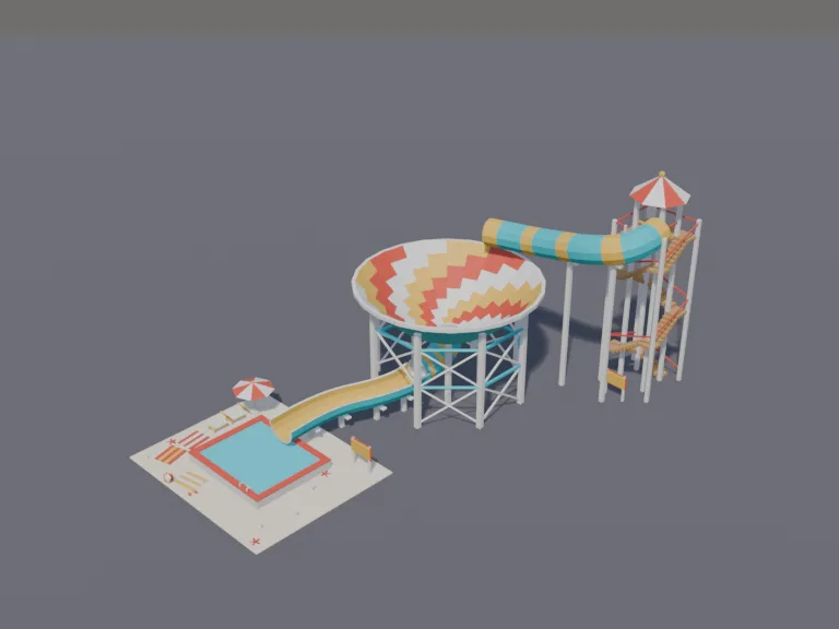 Funnel Water Slide, view 3