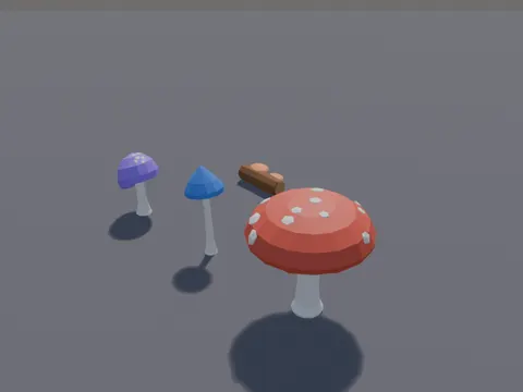 Giant Fantasy Mushrooms