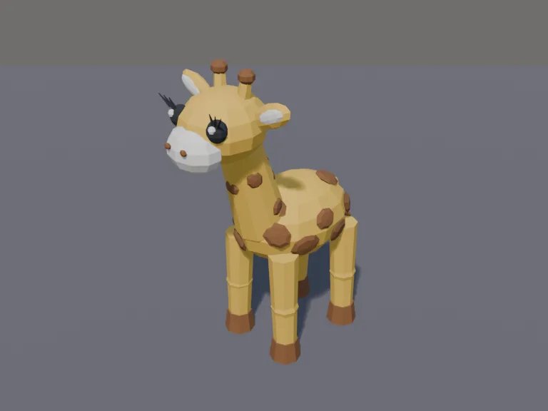 Giraffe Calf Pet, view 3