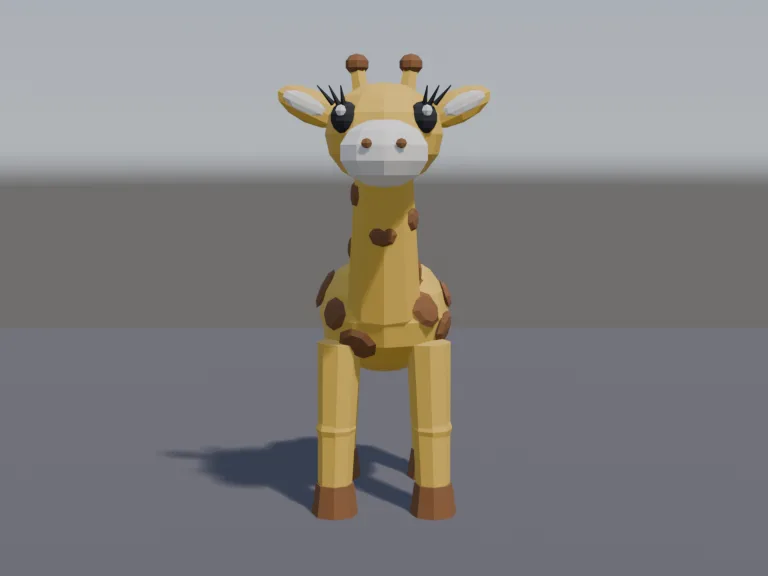 Giraffe Calf Pet, view 4