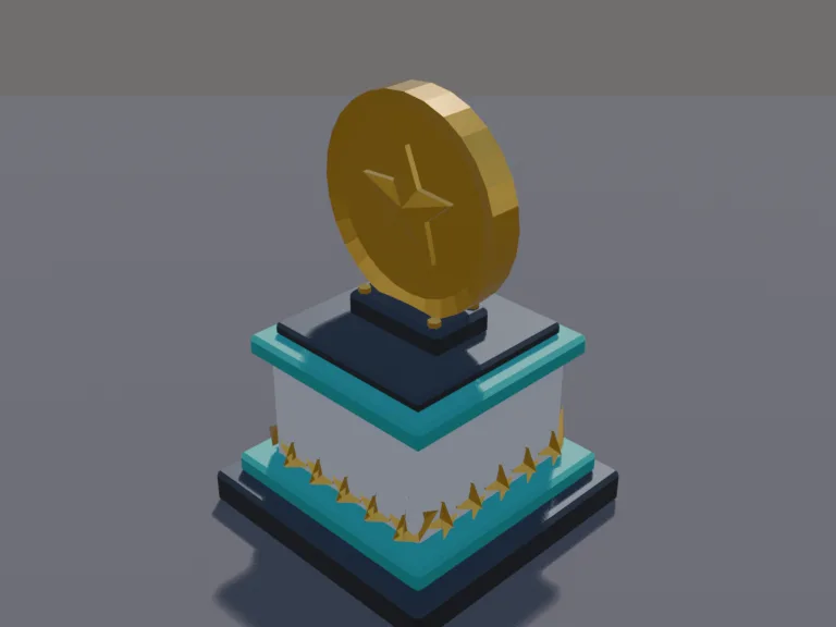 Gold Coin Trophy, view 4