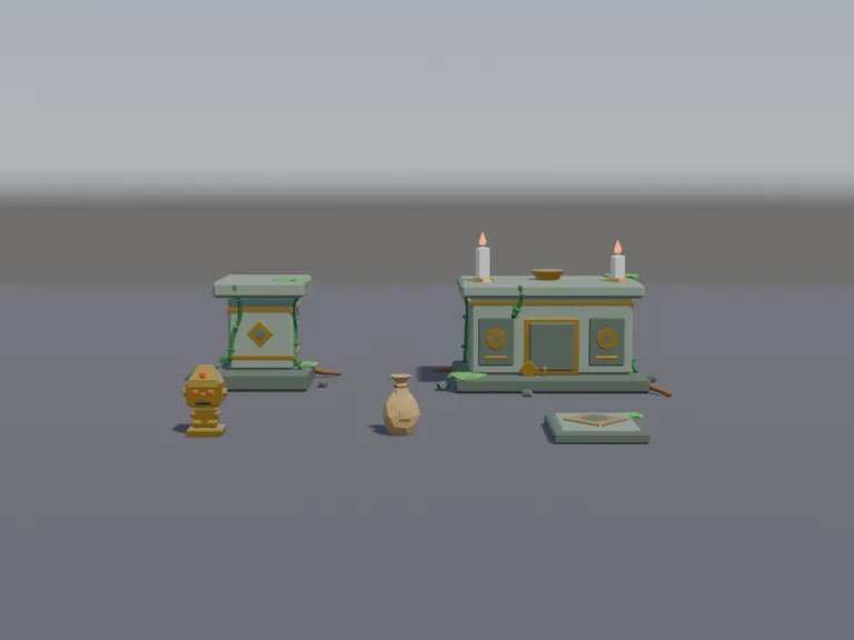 Golden Idol Temple Set, view 4