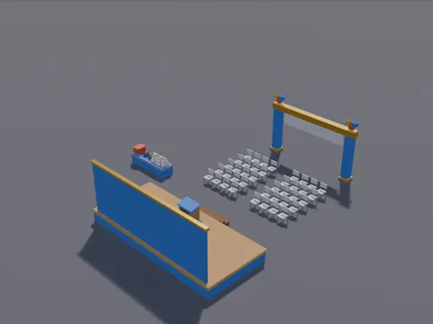 Graduation Stage Set