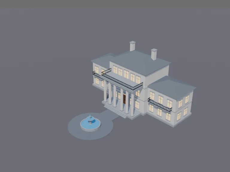 Grand White Mansion, view 3