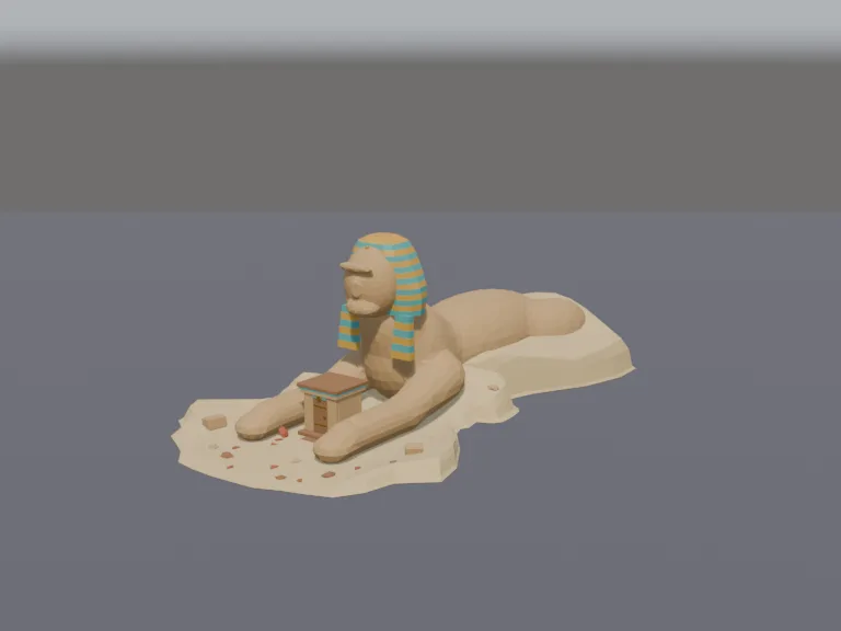 Great Sandstone Sphinx, view 2