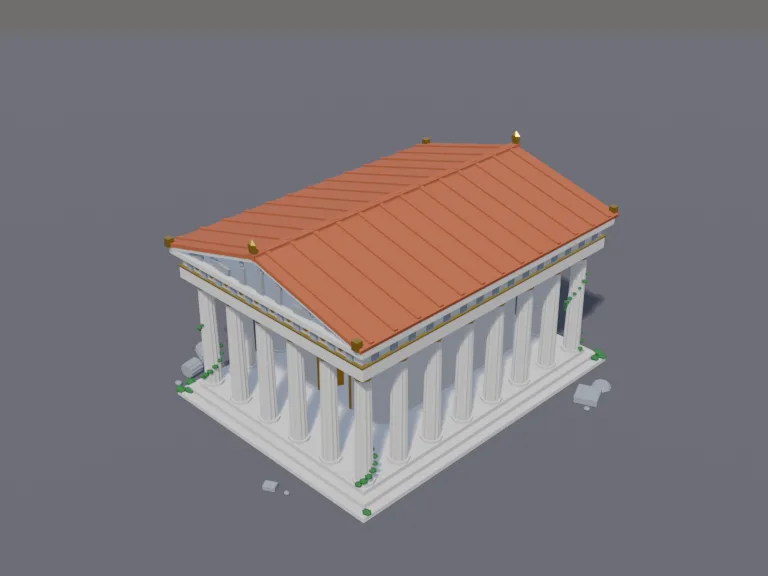 Greek Marble Temple, view 3