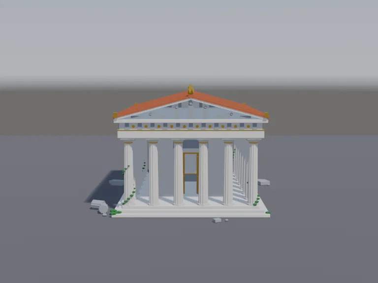 Greek Marble Temple, view 4