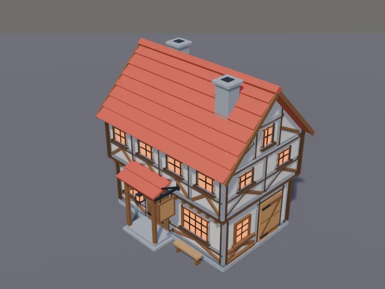Half-Timbered Tavern, view 3