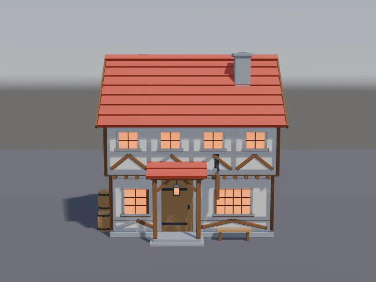 Half-Timbered Tavern, view 4