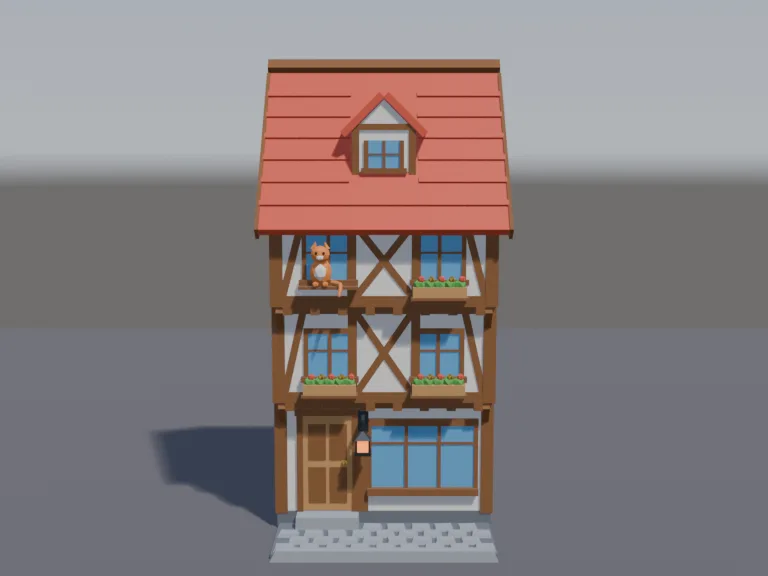 Half-Timbered Townhouse, view 3
