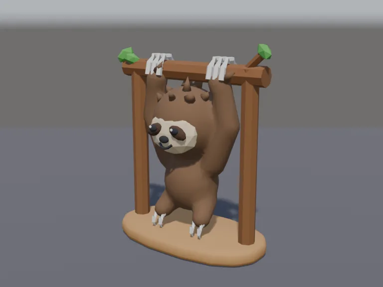 Hanging Sloth Pet, view 2