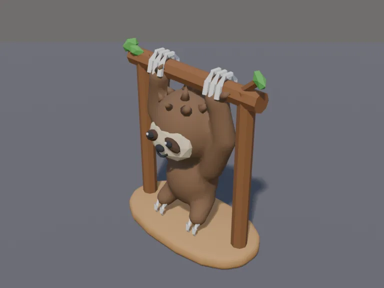Hanging Sloth Pet, view 3