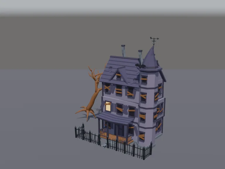 Haunted Victorian Mansion, view 2