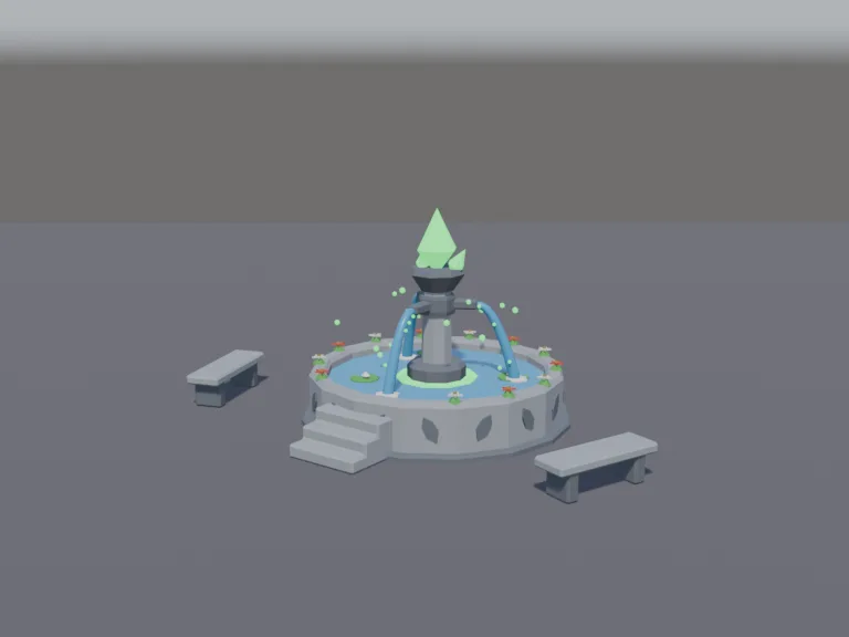 Healing Fountain, view 2