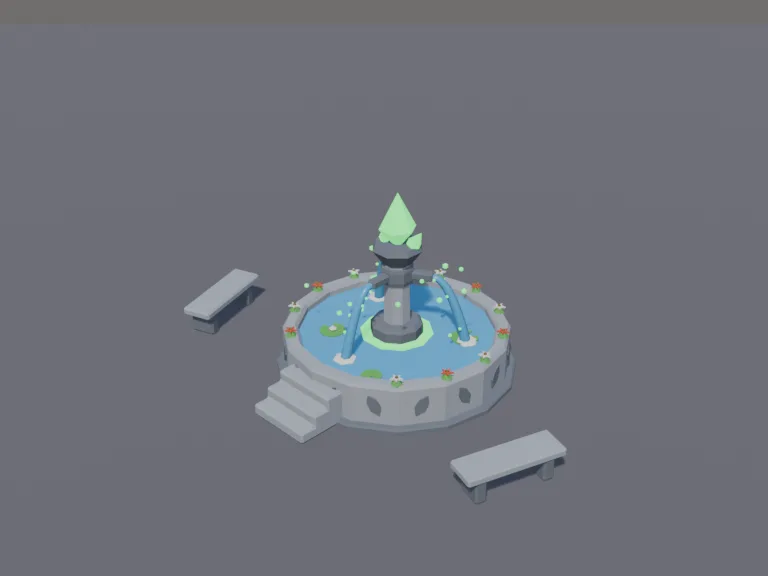 Healing Fountain, view 3