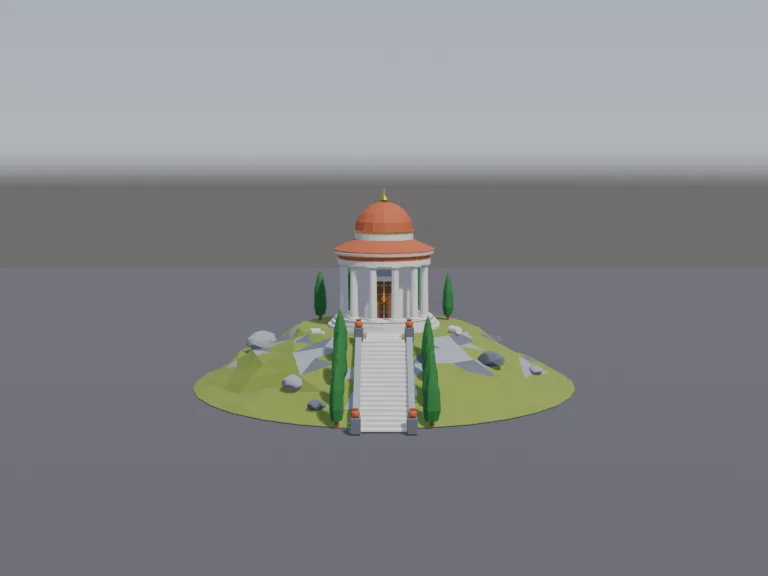 Hilltop Round Temple, view 3
