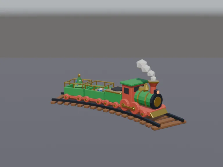 Holiday Toy Train, view 2