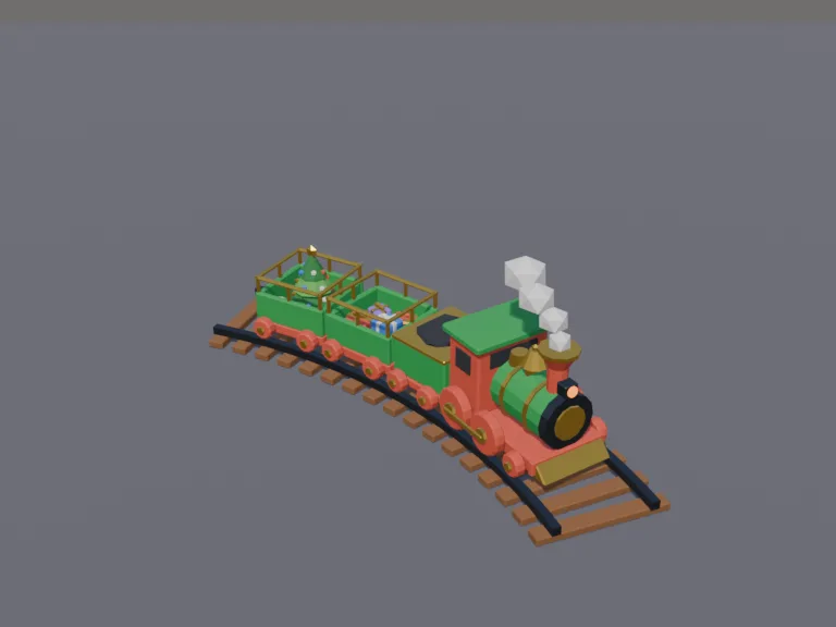 Holiday Toy Train, view 3