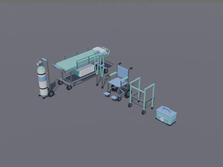 Hospital Equipment Set, view 3