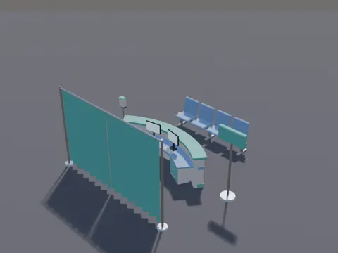 Hospital Reception Desk