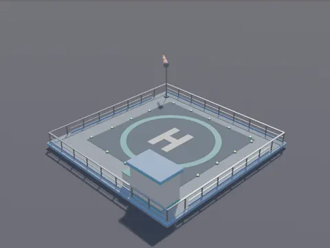 Hospital Rooftop Helipad