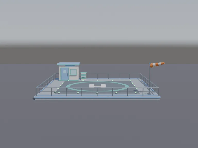 Hospital Rooftop Helipad, view 4