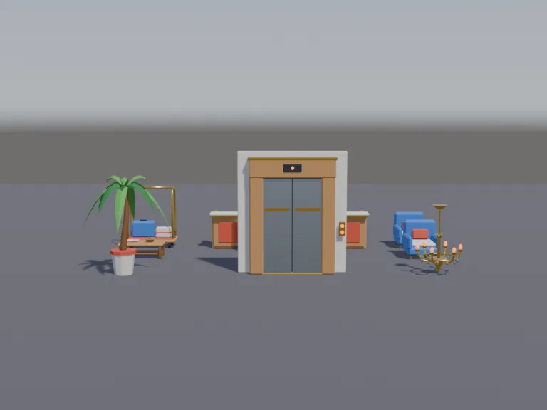 Hotel Lobby Set, view 4