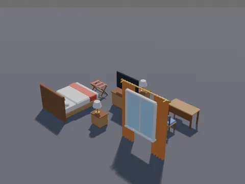 Hotel Room Set