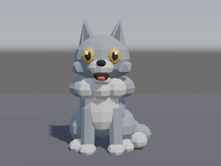 Howling Wolf Pup, view 3