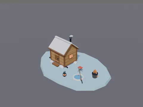 Ice Fishing Hut
