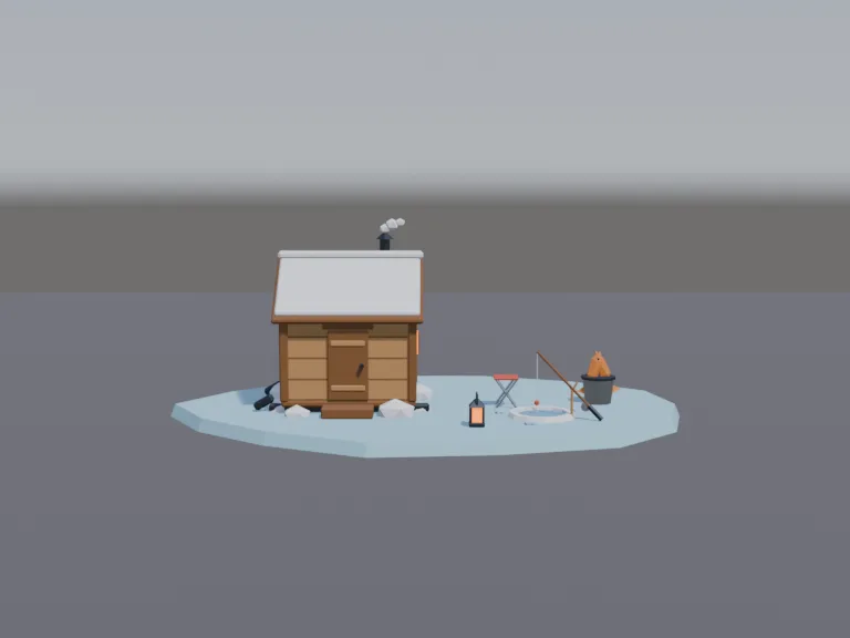 Ice Fishing Hut, view 3