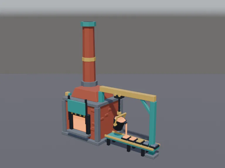 Industrial Smelter, view 2