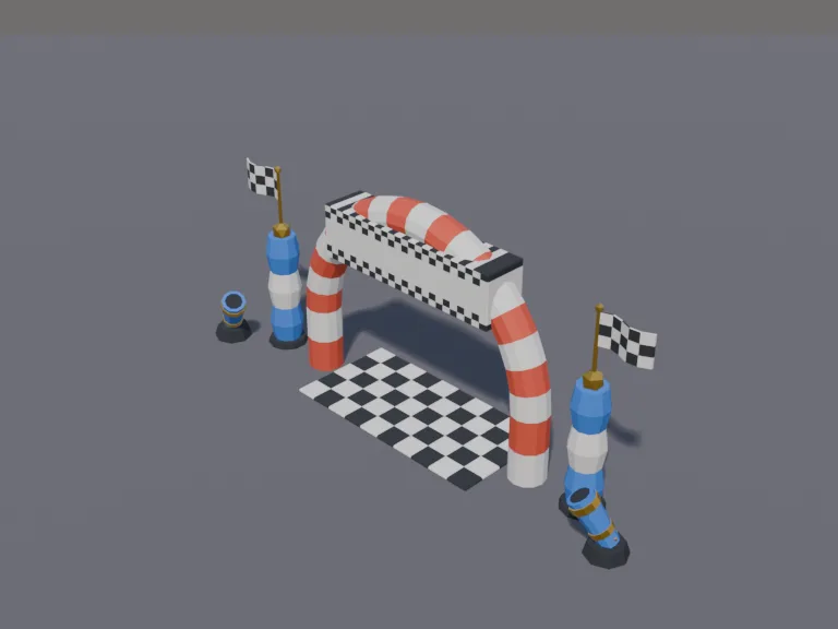 Inflatable Finish Line, view 3