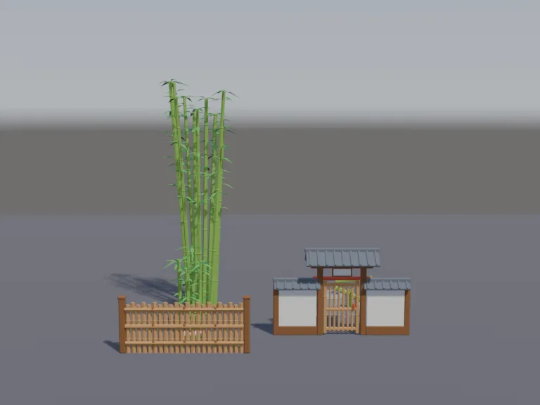Japanese Bamboo Garden Set, view 4