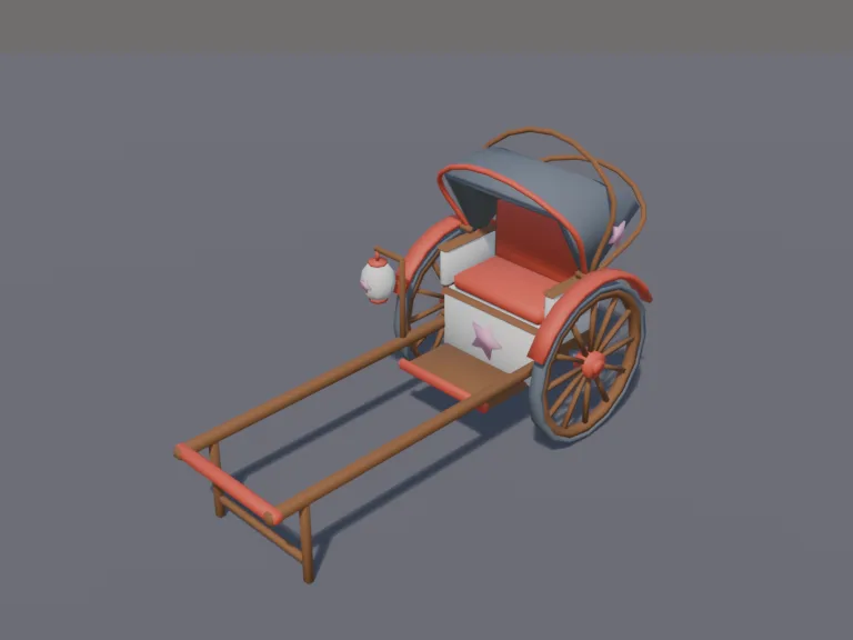 Japanese Rickshaw, view 3
