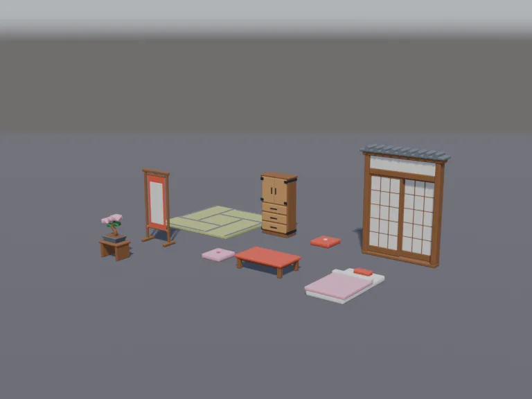 Japanese Room Set, view 2