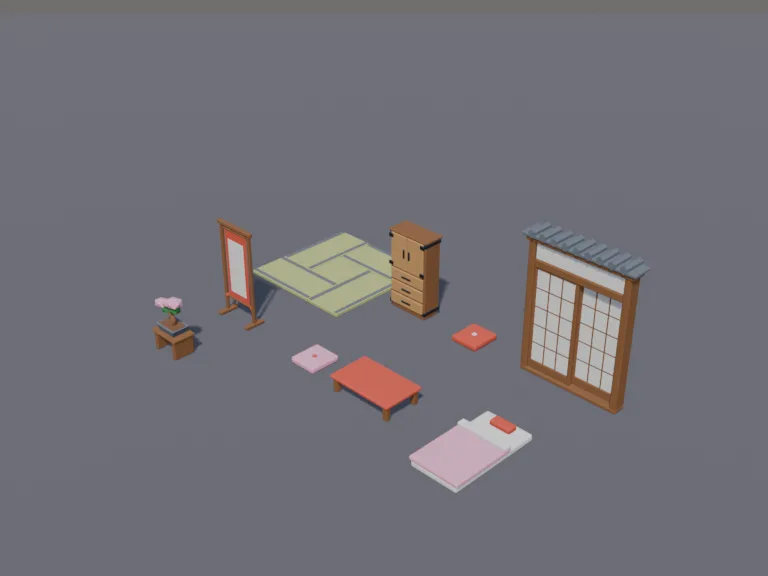 Japanese Room Set, view 3