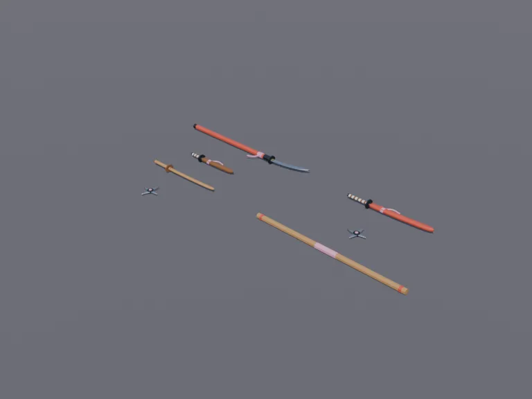 Japanese Weapon Set, view 2