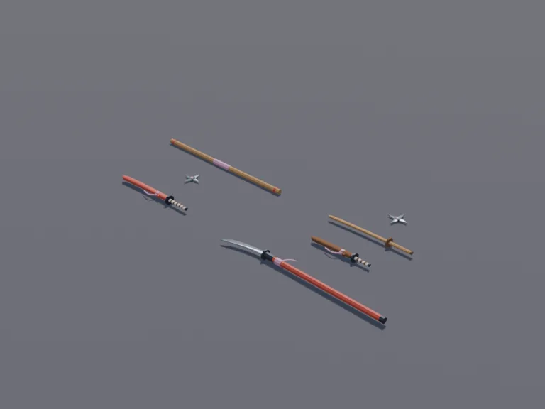 Japanese Weapon Set, view 4
