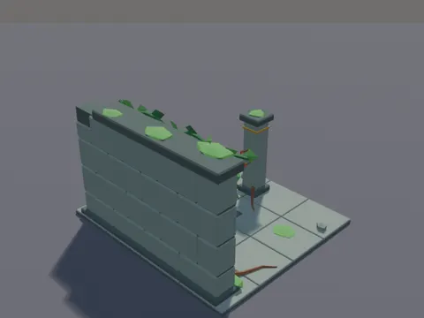 Jungle Dart Trap Wall