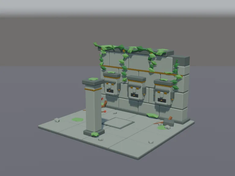 Jungle Dart Trap Wall, view 2