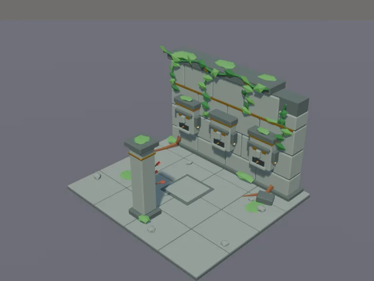 Jungle Dart Trap Wall, view 3